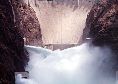 Hoover Dam Jet Flow